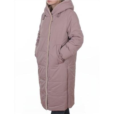 T-9115 LILAC Пальто зимнее женское (верблюжья шерсть)