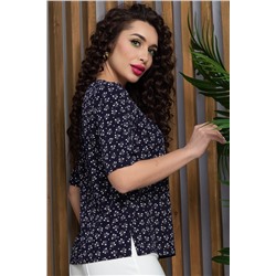 Блуза Джоан (синяя) Б13082-16М