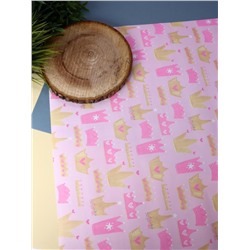 Упаковочная бумага «Princess», pink (50*70 см)