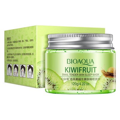 Ночная маска для лица Bioaqua Kiwifruit Snail Tender Skin Sleep Mask Киви 120 g