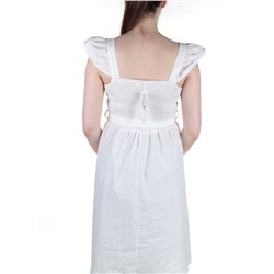 826 Платье хлопковое с поясом Fashion