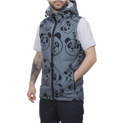 2120 GRAY Жилет мужской (100 гр. синтепон)