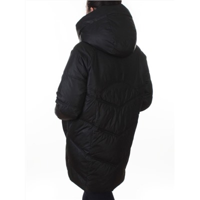 EB2819 BLACK Куртка зимняя женская (200 гр. холлофайбер)