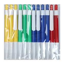 Ручка шариковая автоматическая «Профи», 0.5 мм, стержень синий, МИКС