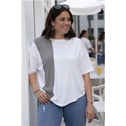 Блуза Малина (белая) Б13938-1М