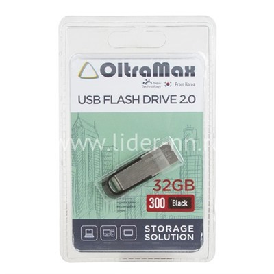 USB Flash  32GB Oltramax (300) черный