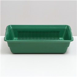 Туалет глубокий с сеткой 36×25×9 см, зеленый