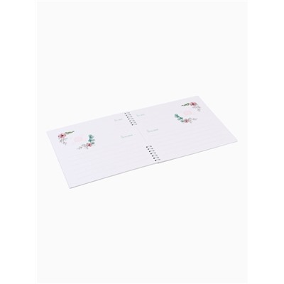 Книга пожеланий на пружине, 21.7×21 см, Минни Маус