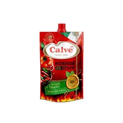 «Calve», кетчуп «Мексиканский» с перцем табаско, 350 г
