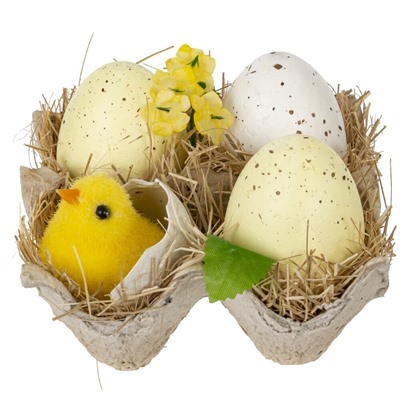 GAEM Изделие декоративное "Пасхальная композиция", L10 W10 H7,5 см