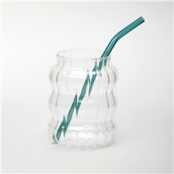 НАБОР СТАКАНОВ ИЗ 2-Х ШТ. СО СТЕКЛ. ТРУБОЧКАМИ 600 МЛ