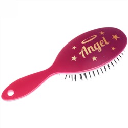 Расческа массажная "Mademoiselle - Angel", овал, цвет микс, 23,5 см