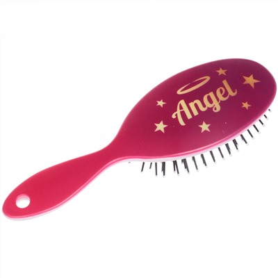 Расческа массажная "Mademoiselle - Angel", овал, цвет микс, 23,5 см