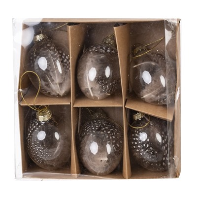 GAEM Набор из 6-ти изделий декоративных подвесных "Яйцо пасхальное" (6*9), L19 W19,5 H6 см