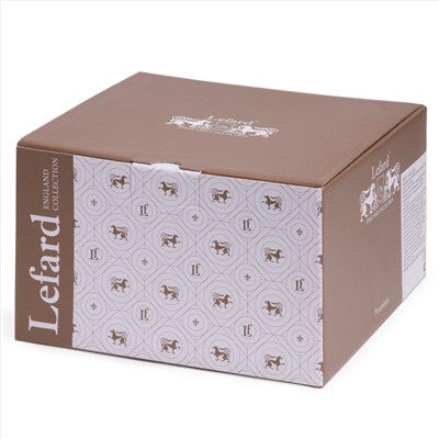 НАБОР КРУЖЕК LEFARD "GREY LACE" 4 ШТ. 400 МЛ