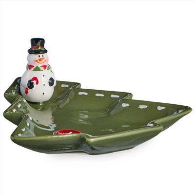 БЛЮДО СЕРВИРОВОЧНОЕ КОЛЛЕКЦИЯ "CHRISTMAS GIFT" 16*15,5*8,5 СМ