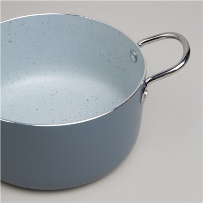 КАСТРЮЛЯ AGNESS С АНТИП. ПОКР.  И СТЕКЛ. КРЫШКОЙ 1350 МЛ, 16*8 СМ