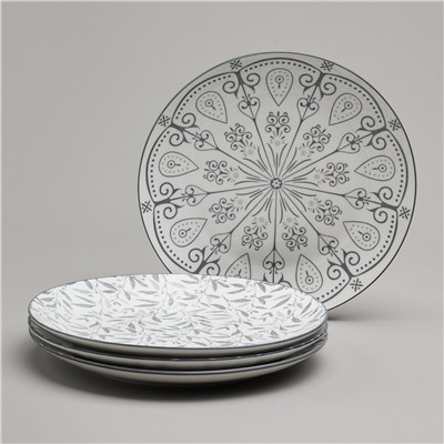 НАБОР ТАРЕЛОК ЗАКУСОЧНЫХ BRONCO "DREAMS" ИЗ 32 ШТ. ДИАМЕТР=20,5 СМ