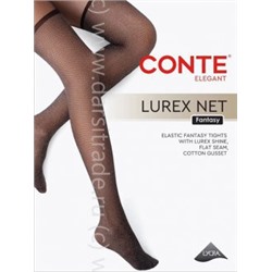 Колготки женские Fantasy Lurex Net Conte Дроп