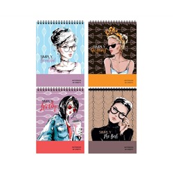 Блокнот А5 80л. на гребне BG "Simply the best"