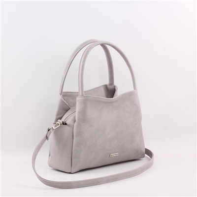 Сумка 214 итальянский светло-серый