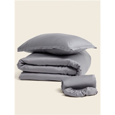 Наволочка SL Home Tencel 70*70+3 см , цв. серый