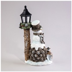 СТАТУЭТКА "СНЕГОВИК" С LED-ПОДСВЕТКОЙ 17,5Х11,5Х30 СМ