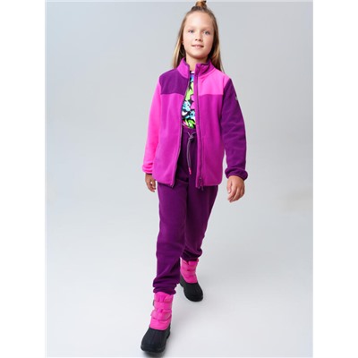 Комплект для девочки: куртка и брюки флисовые