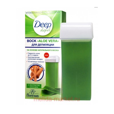 Ф-422F Deep depil Воск для депиляции с экстрактом Aloe Vera 100 мл
