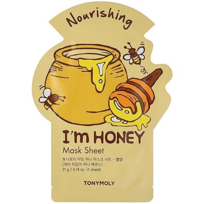 Tonymoly I?m Honey Mask Sheet  Тканевая маска I?m Honey