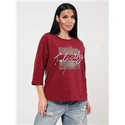 Футболка Хоста бордовый ИвК