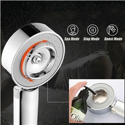 Двусторонняя душевая лейка (насадка для душа) Multifunctional Faucet c отсеком для геля или шампуня, 3 режима. MG1186