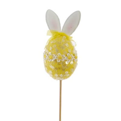 GAEM Изделие декоративное (вставка) "Яйцо" (блок 12шт) (6*6*11), L6 W6 H35 см, 3в.