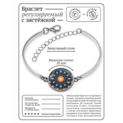 BSI-0119 Браслет металлический Магический символ