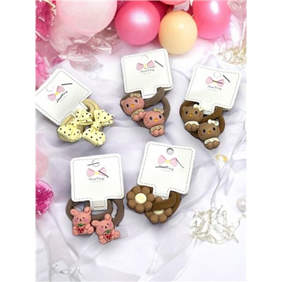 Резинки детские для волос Ассорти 5 пар 10 шт РД 2