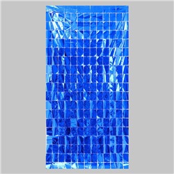 Праздничный занавес, 100 × 200 см, цвет синий