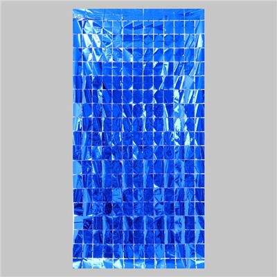 Праздничный занавес, 100 × 200 см, цвет синий