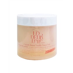 LODEURLETTE Тонер-пэды для сухой и лишенной эластичности кожи лица / In England Colorfit Burnt Vanilla, 150 мл