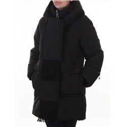 H781 BLACK Куртка зимняя женская (200 гр. холлофайбер)