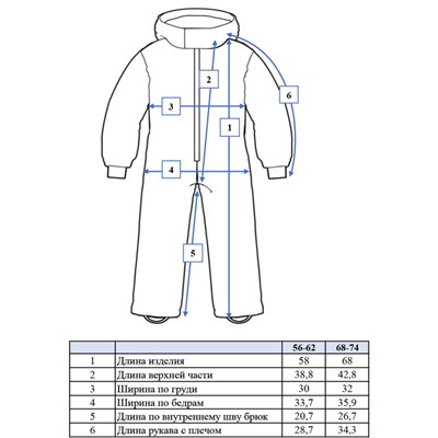Комбинезон демисезонный для девочки
