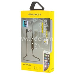 Наушники MP3/MP4 AWEI (A990BL) Bluetooth вакуумные черные