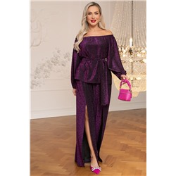 Костюм праздничный Бланш (темная орхидея) К14495-4М