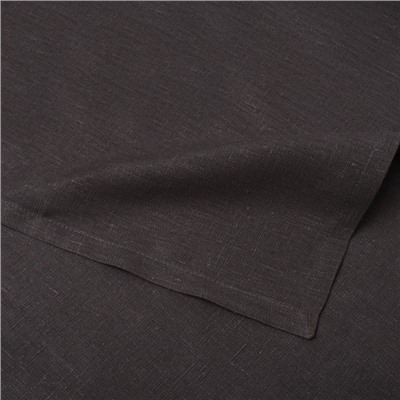 Скатерть Этель Linen collection graphite 145х185см, 100%лён 265 г/м2