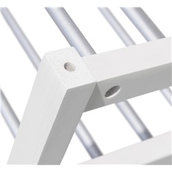 Полка для обуви Альберо SHT-SR9
                        беленый / алюм.металлик