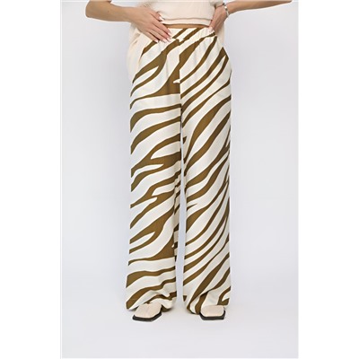 Брюки Калейдоскоп (айвори/хаки) Б13605-30М