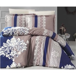 2 сп. Евро Комплект Постельного Белья Cotton Saten Julyan - Altınbaşak