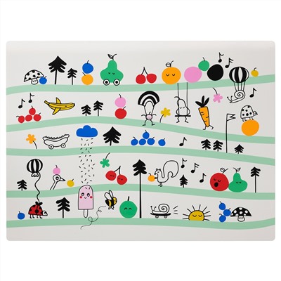 GRÖNFINK, Tischset, bunt,, 30x40 cm