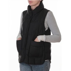 H24-326 BLACK Жилет утепленный женский (утиный пух)