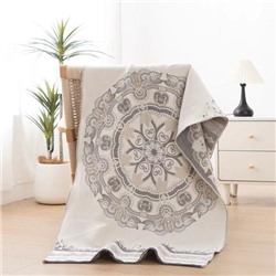 Муслиновое мягкое комфортное пляжное банное полотенце 70x140