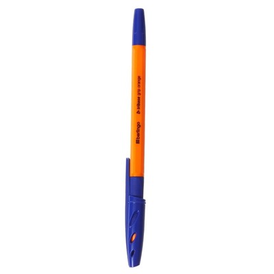 Ручка шариковая Berlingo "Tribase grip orange", 0,7 мм, грип,синяя